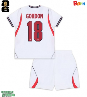 England Anthony Gordon #18 Replika Babytøj Hjemmebanesæt Børn VM 2026 Kortærmet (+ Korte bukser)